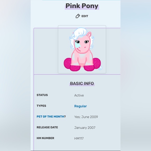 WEBKINZ Ganz Pink Pony HM117 w/Tag No active Code like New - Picture 11 of 15